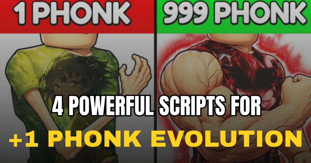 4 Powerful +1 Phonk Evolution Scripts - Auto Farm, Auto Win & Auto Rebirth
