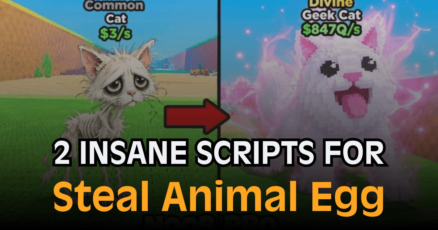 2 Insane Steal Animal Egg Scripts - Auto Steal, Hatch, Cook & Upgrade
