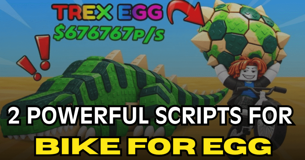 2 Powerful Bike For Egg Scripts – Auto Farm, Egg Filters, Walk Speed & Jump Powe