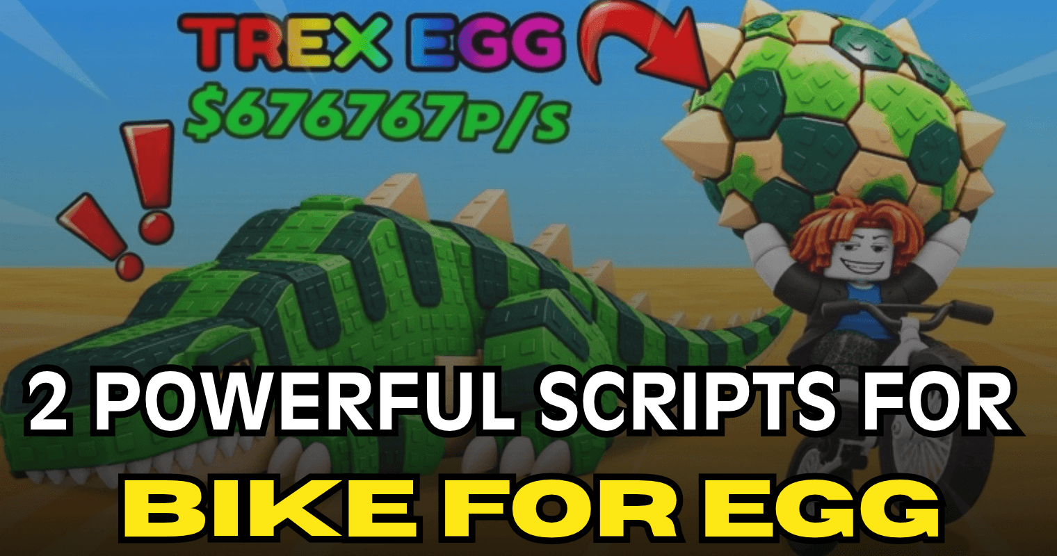 2 Powerful Bike For Egg Scripts – Auto Farm, Egg Filters, Walk Speed & Jump Powe