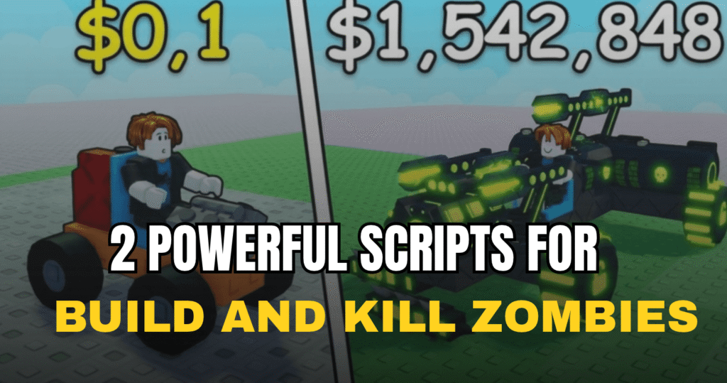 2 Powerful Build and Kill Zombies Scripts - Epic Auto Drive, Auto Build & Auto Farm