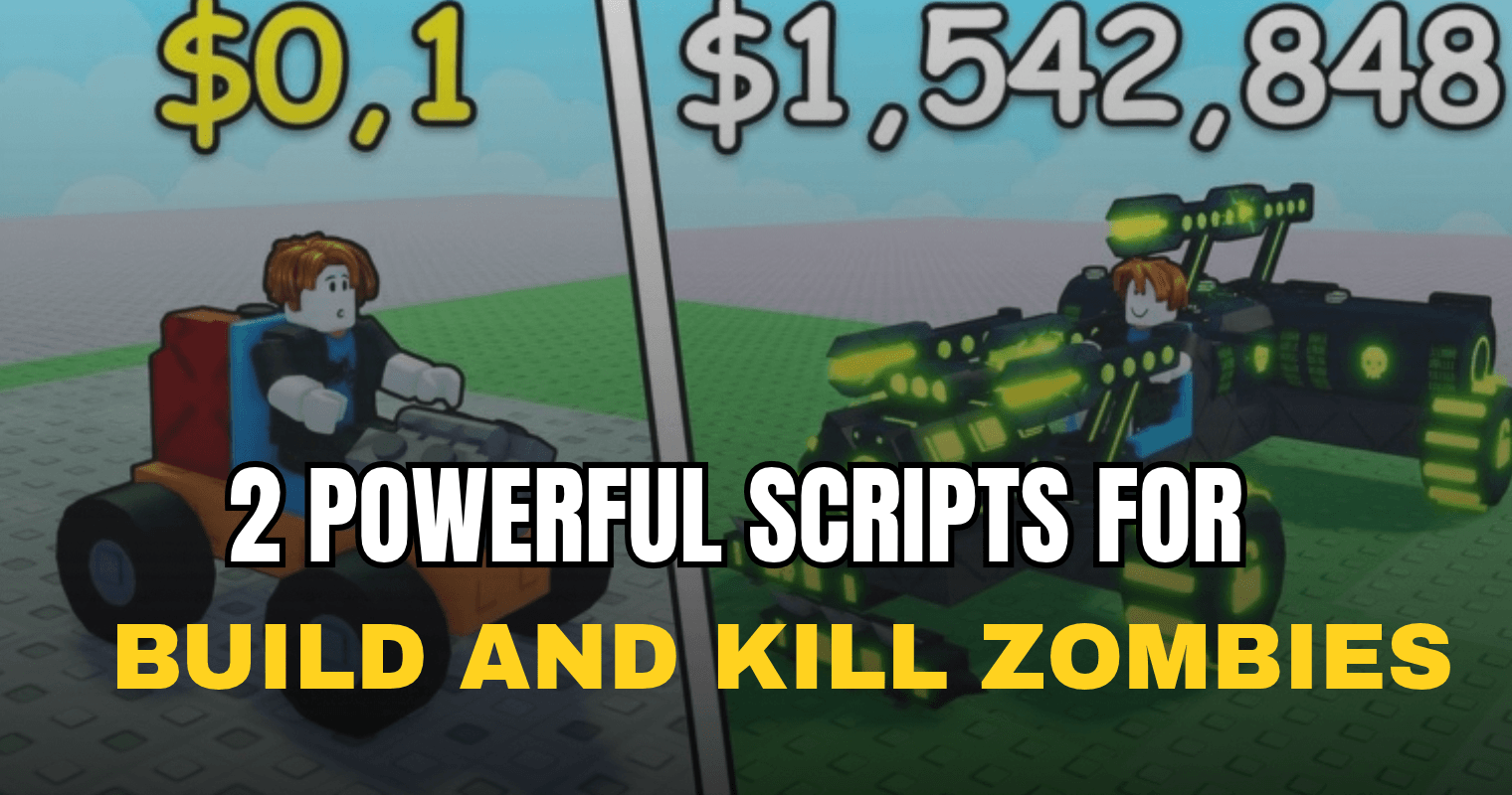 2 Powerful Build and Kill Zombies Scripts - Epic Auto Drive, Auto Build & Auto Farm