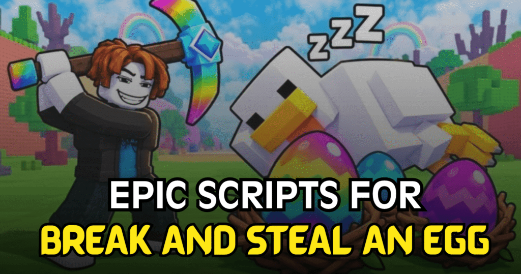 Epic Break and Steal an Egg Script – Auto Break, Auto Claim, Auto Sell & More
